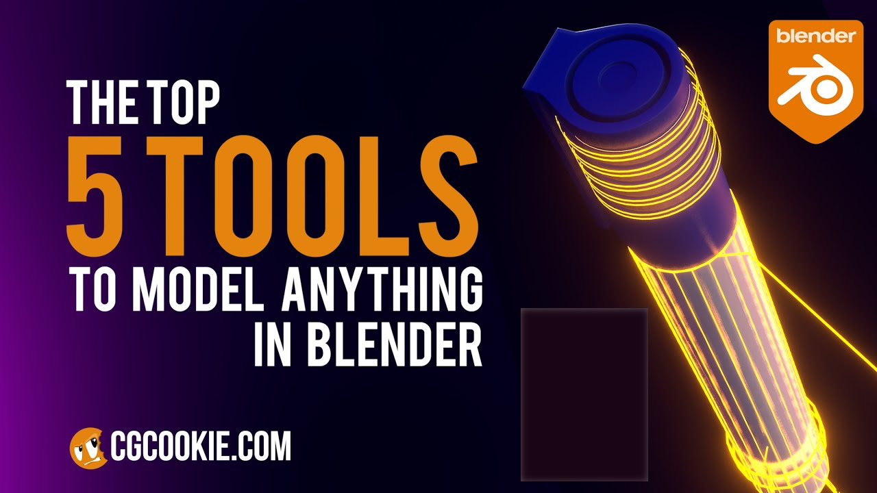 Top 5 Blender Modeling Tools (And a Simple Project to Try Them All Out) -  CG Cookie