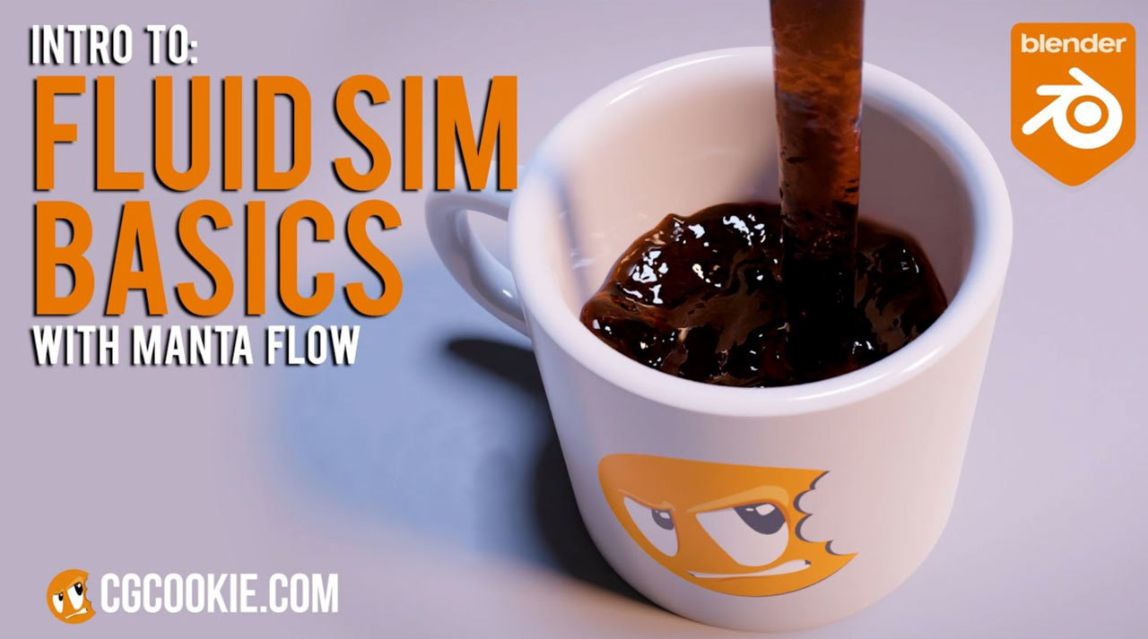 Recept Lys Gør gulvet rent Let's Make Coffee: Blender Fluid Simulation (Mantaflow) Tutorial For  Beginners - CG Cookie | Learn Blender, Online Tutorials and Feedback