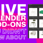 Best Free Blender Add-Ons You Probably Didn't Know Existed by CG Cookie