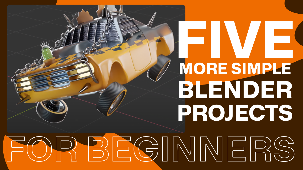 5 MORE Simple Blender Projects For Beginners CG Cookie 5 MORE Simple Blender Projects For Beginners CG Cookie
