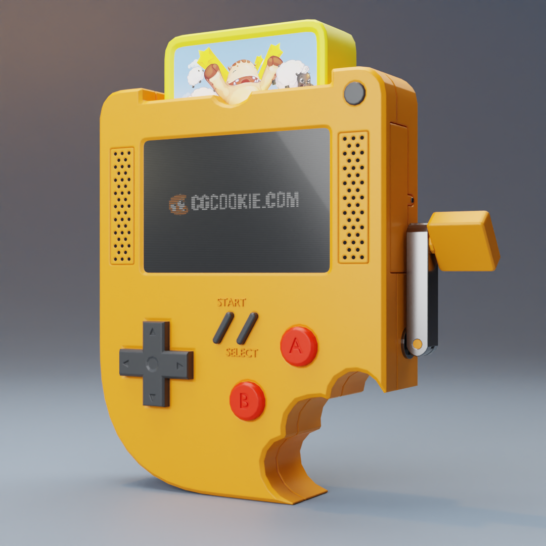 PRESS START with Playdate Crank - CG Cookie | Learn Blender, Online ...