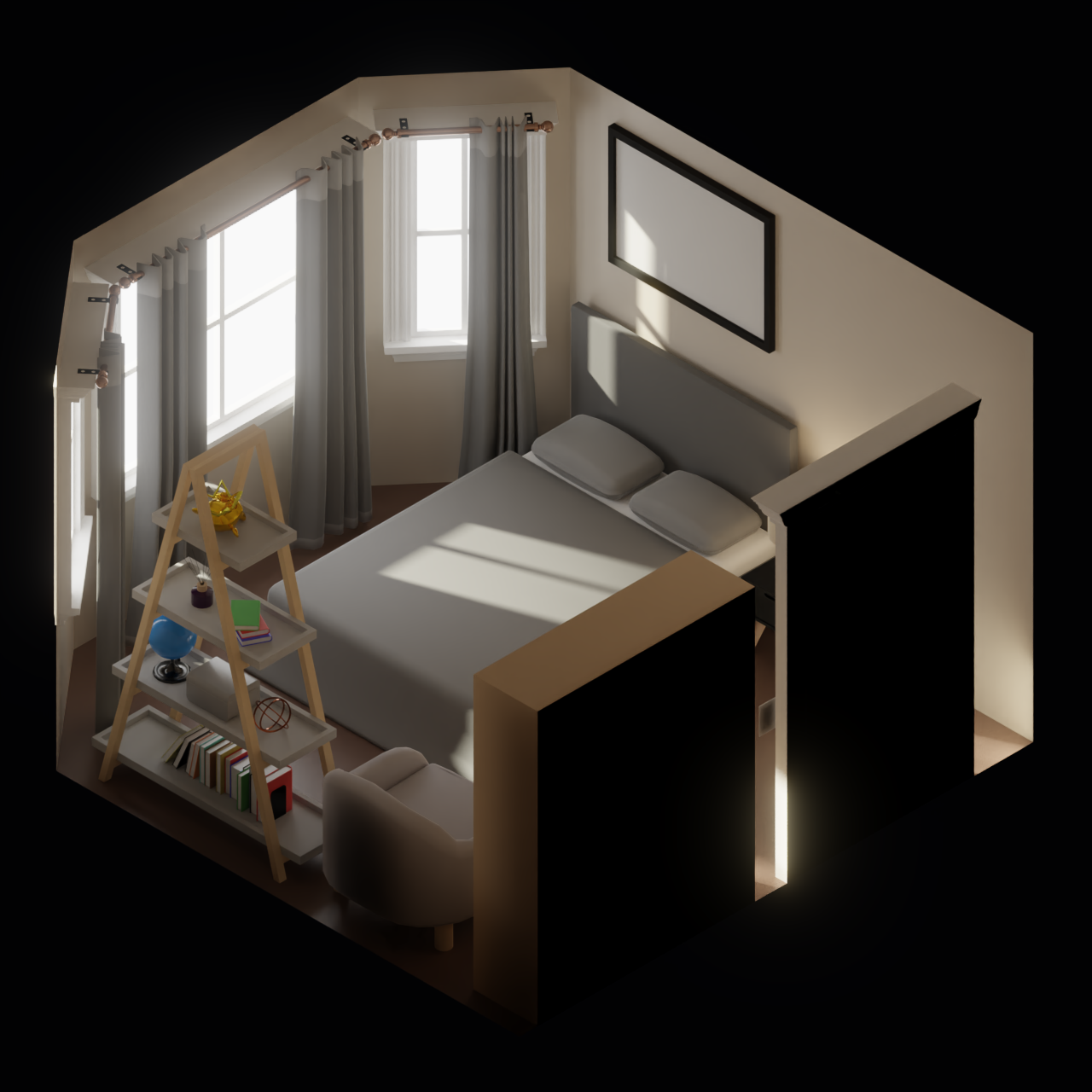 Low Poly Room - CG Cookie