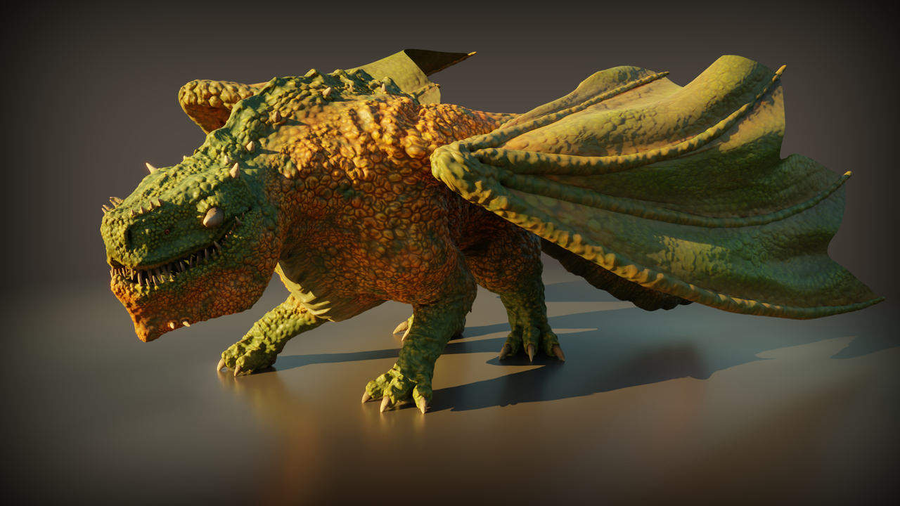 Another Dragon - CG Cookie