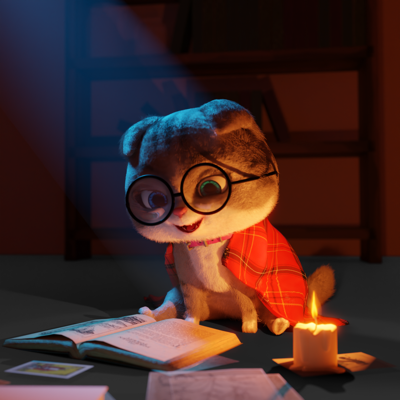 Night Reading - CG Cookie
