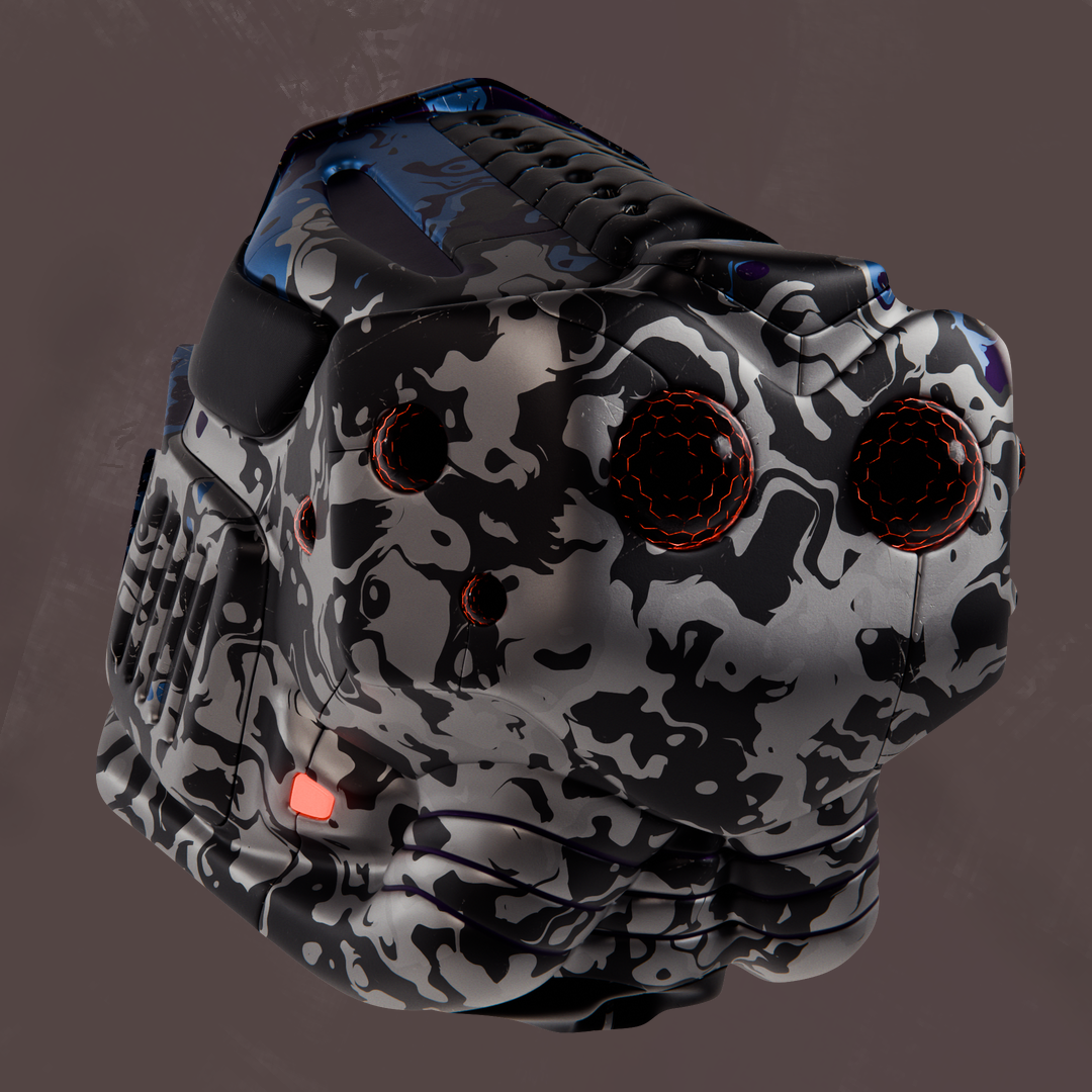 Sci-fi helmet - CG Cookie