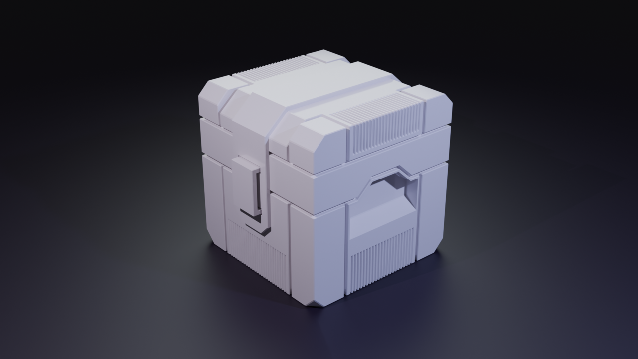Sci-Fi Crate - CG Cookie