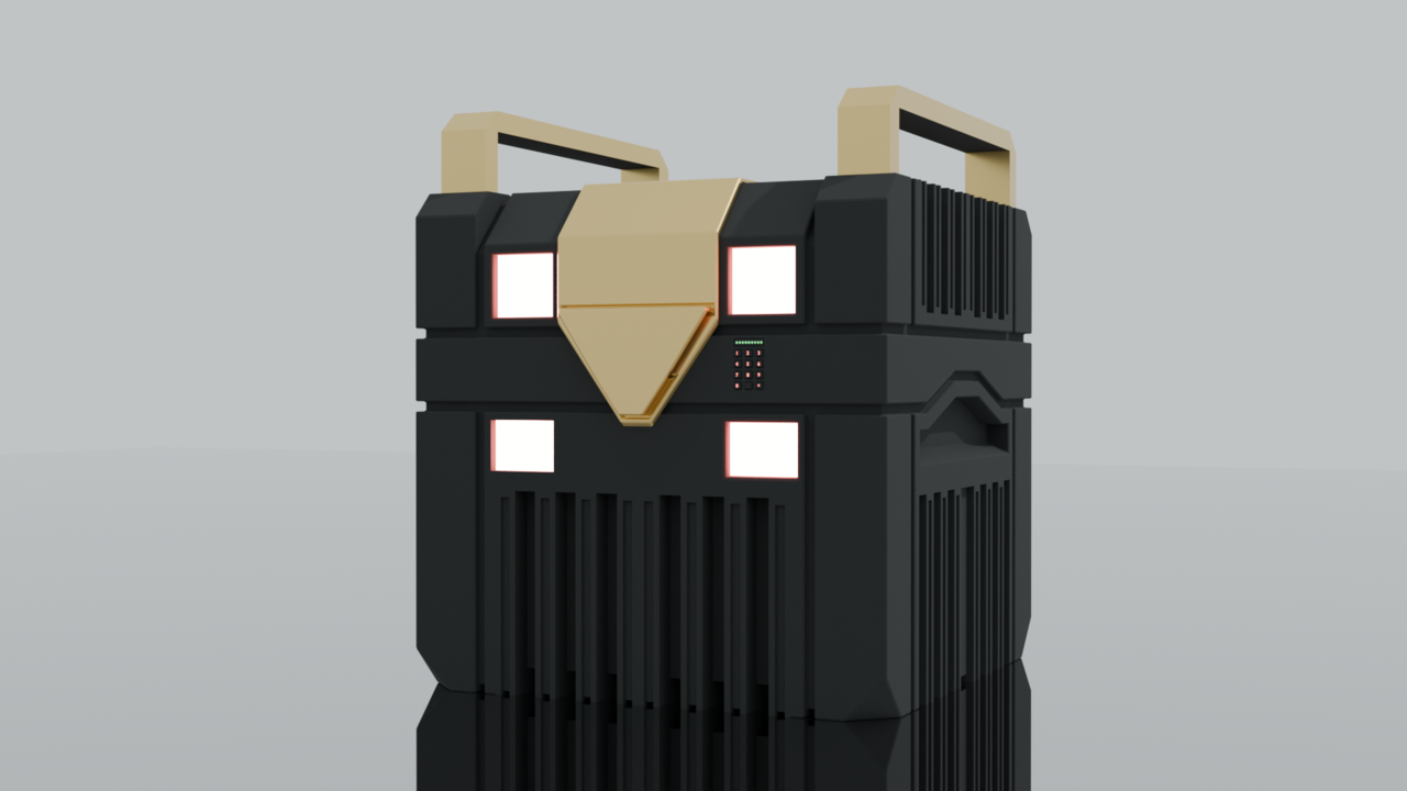 CORE: Mesh modeling: Sci-fi Crate. - CG Cookie