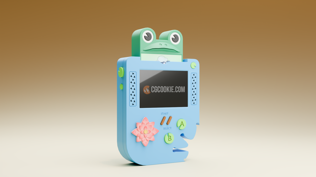 PRESS START: Frog Edition - CG Cookie