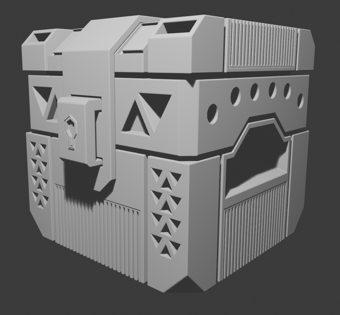 Sci-Fi Crate - CG Cookie