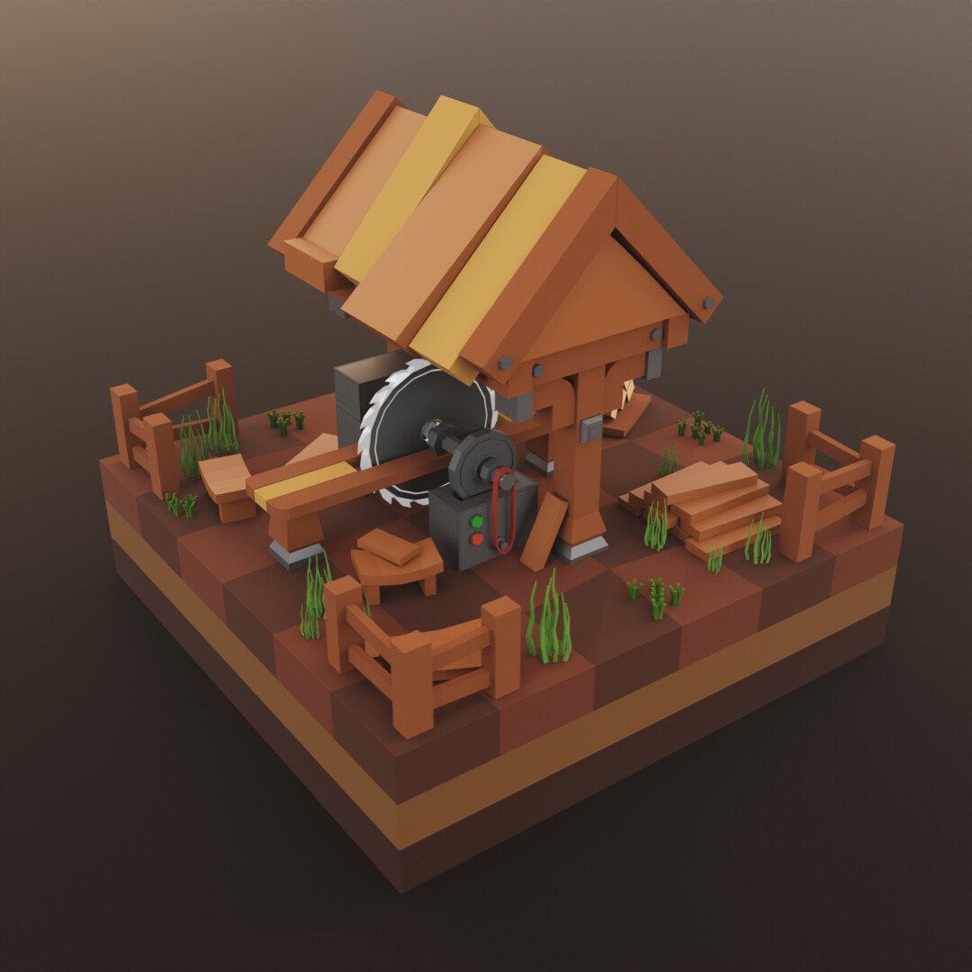 Low Poly Game Assets Animation - CG Cookie