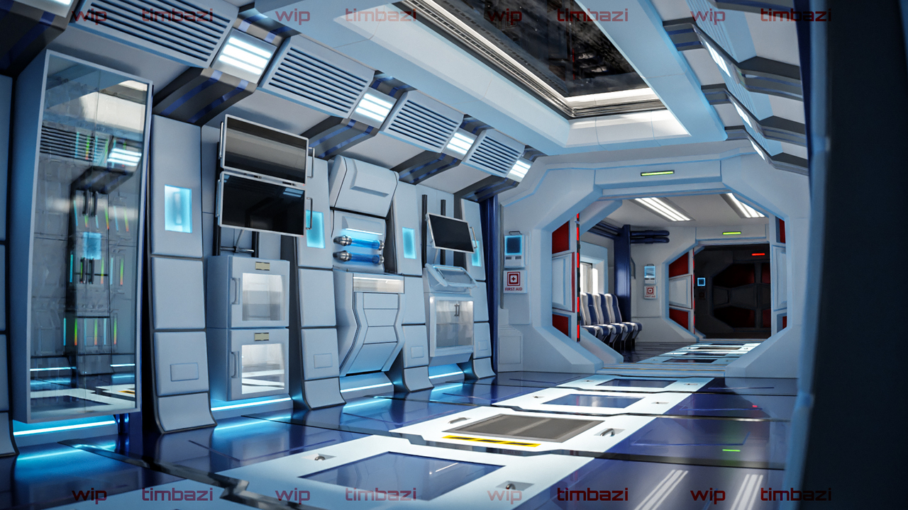Space station ish - CG Cookie